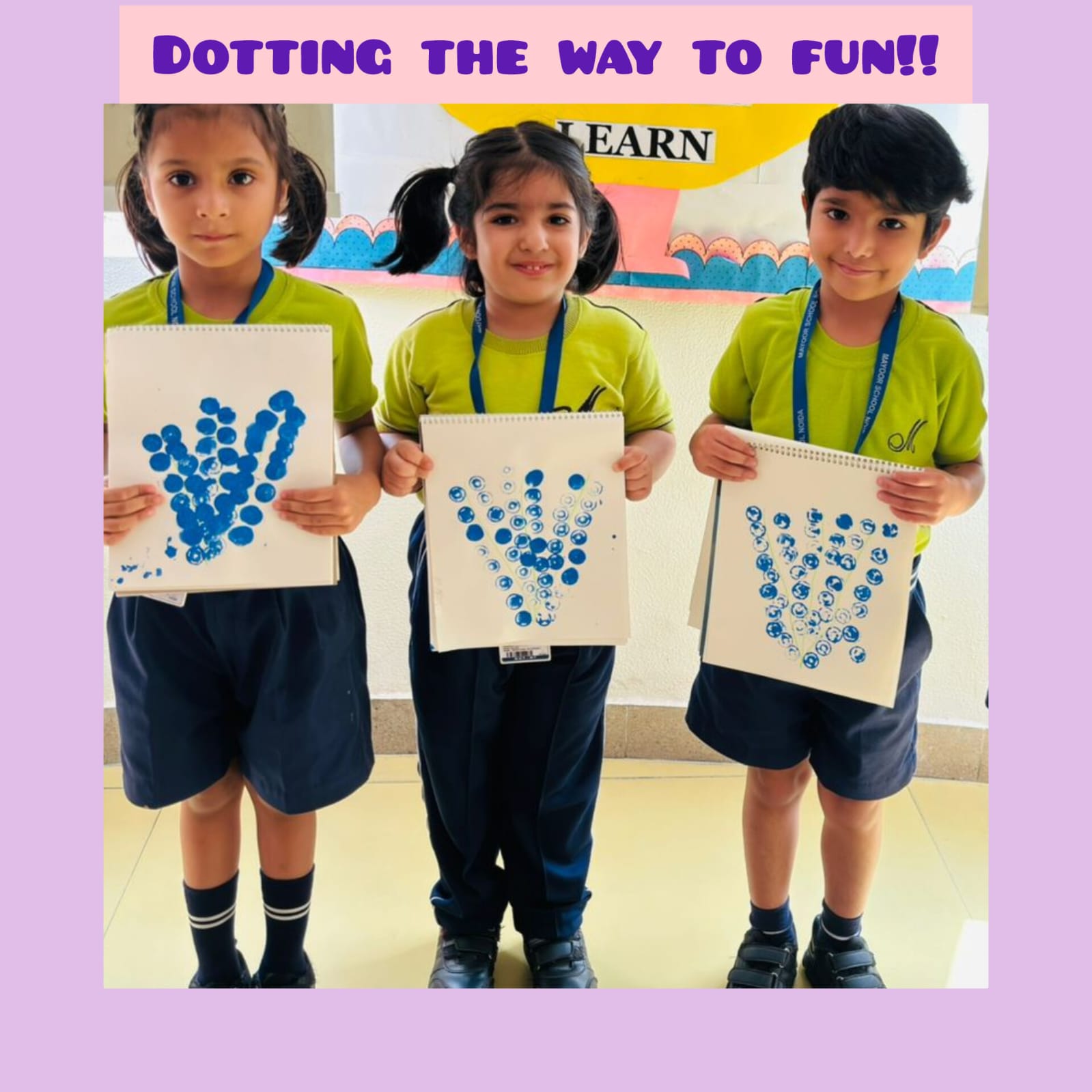 Celebrating International Dot Day at Mayoor Upvan